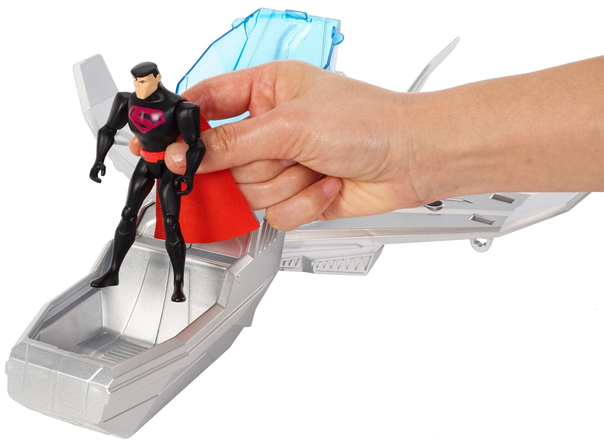 DC Justice League Action Superman & Justice 1 Vehicle, 4.5"