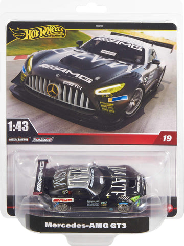 Hot Wheels Premium 1:43rd Scale Vehicle, Officially Licensed Replicas for Adult Collectors, Real Riders Tires, Metal/Metal Body & Chassis