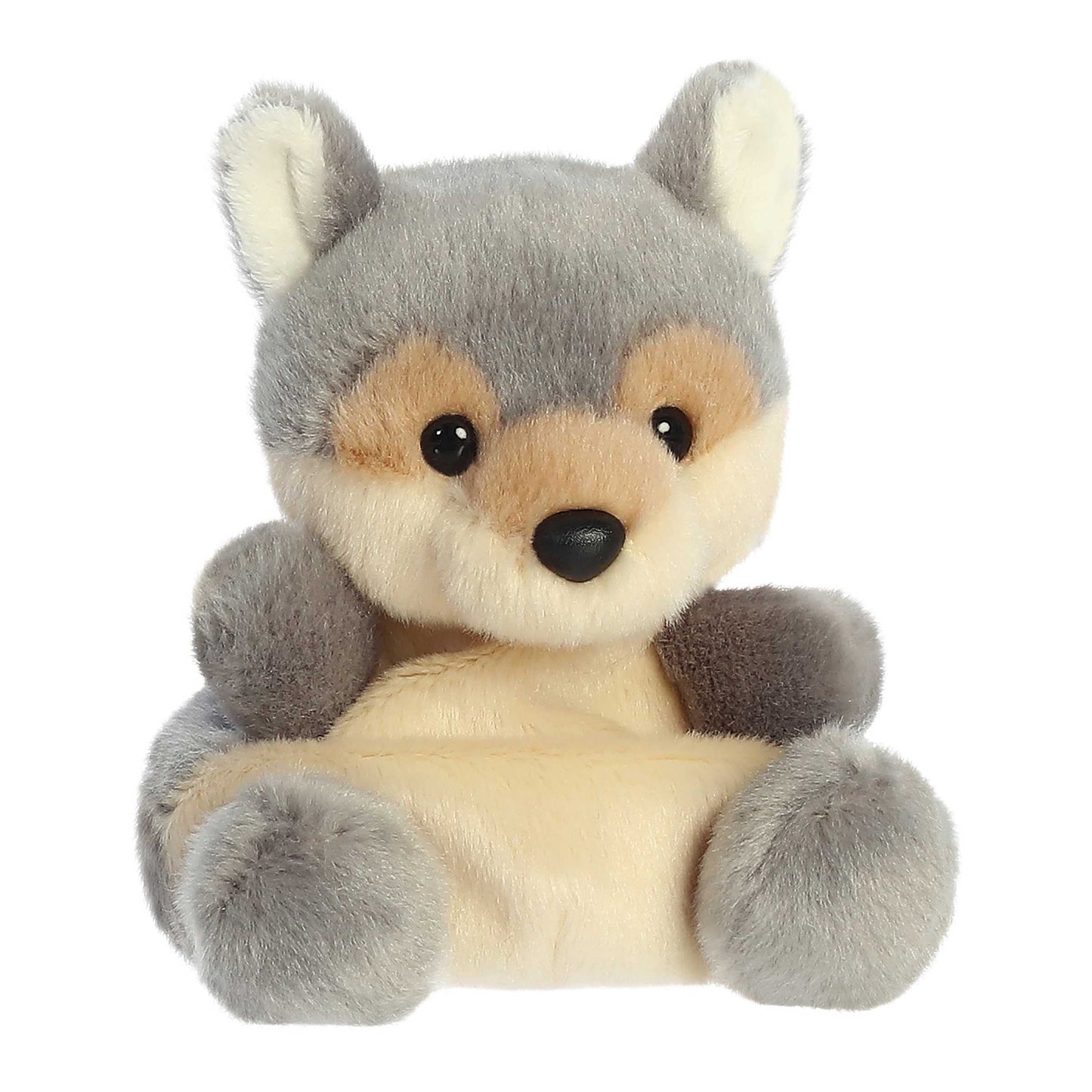 Aurora® Adorable Palm Pals™ Lucian Wolf™ Stuffed Animal - Fun Collectible Plush for Kids and Adult Collectors - Perfect for Decorating Rooms
