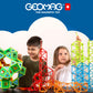 Geomag, E-Motion Panels, Magnetic Constructions, Make a Spinning Top, 32-Piece Pack, 100% Recycled Plastic
