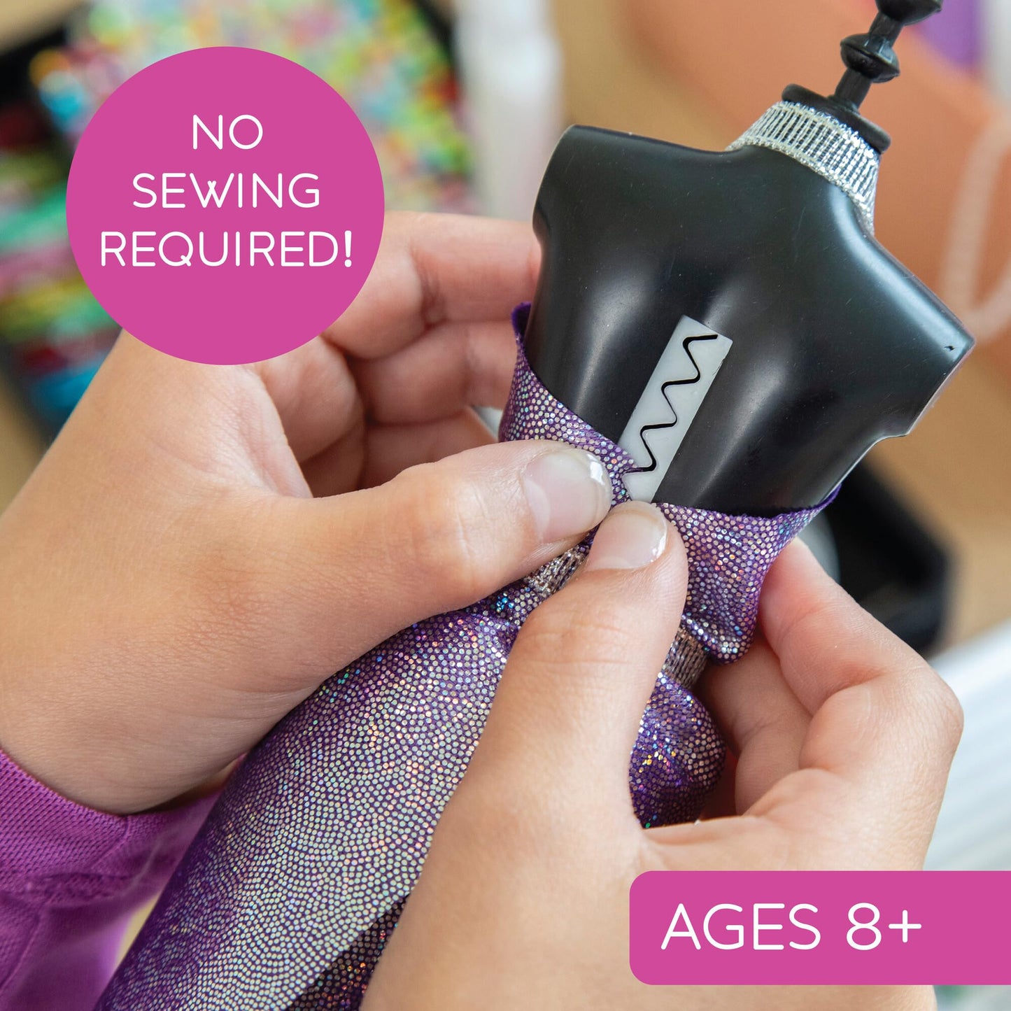MindWare Fashion Designer Kits Ages 8+ - Run The Runway DIY Craft Kit for Girls - Creative Learning Activity for Kids - Design Dresses