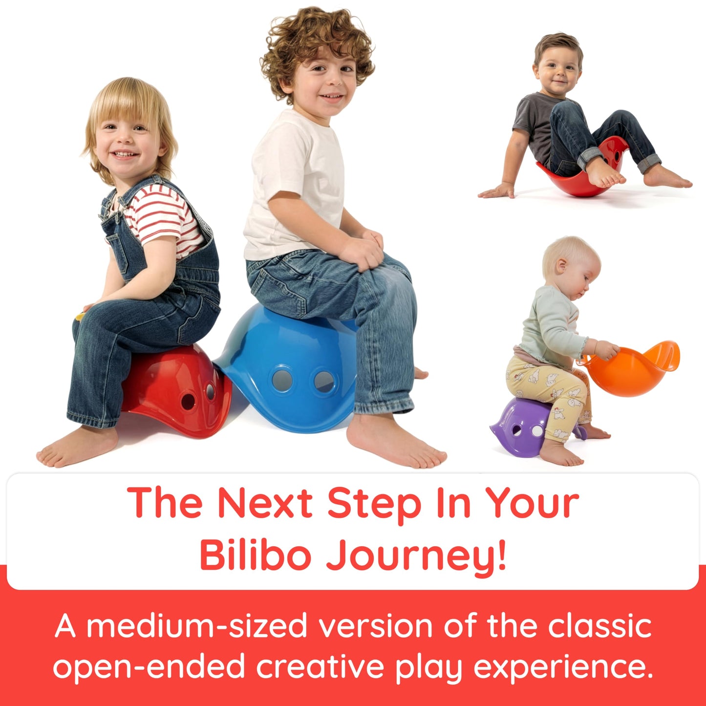 Fat Brain Toys bilibo Midi by MOLUK, Green, Open-Ended Creative Play Toy for Toddlers and Kids Ages 2 and Up