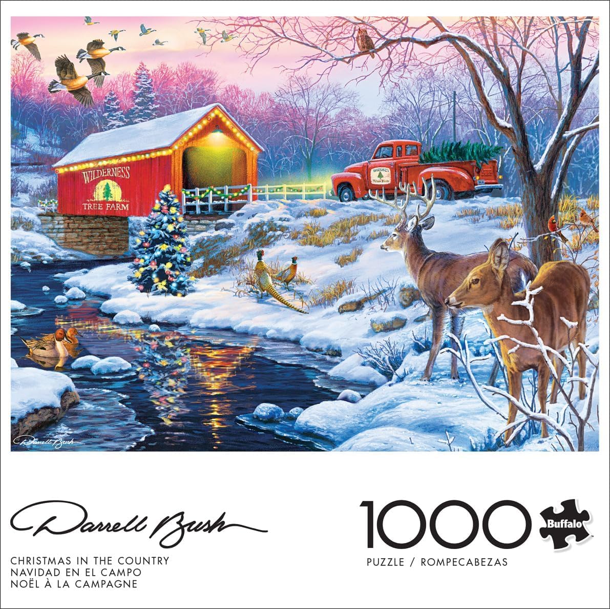Buffalo Games - Christmas in the Country - 1000 Piece Puzzle for Adults
