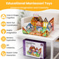Sisxmif Magnetic Tiles for Kids Ages 4-8, Magnetic Building Blocks