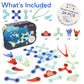 Clixo Ocean Creatures Pack - Glow-in-The-Dark Magnetic Building Toy - 24 Flexible Magnet Pieces for Underwater Adventure. Imaginative STEM Toy. Screen