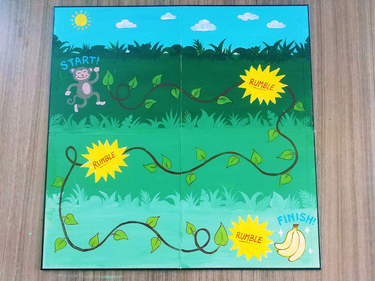 Apostrophe Games Blank Game Board & Box (20" x 20" Board) Create Your Own Board Game, DIY Board Game, Family Board Games
