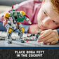 LEGO Star Wars Boba Fett Mech Buildable Star Wars Action Figure, Posable Mech Inspired by The Iconic Star Wars Bounty Hunter, Features a Buildable