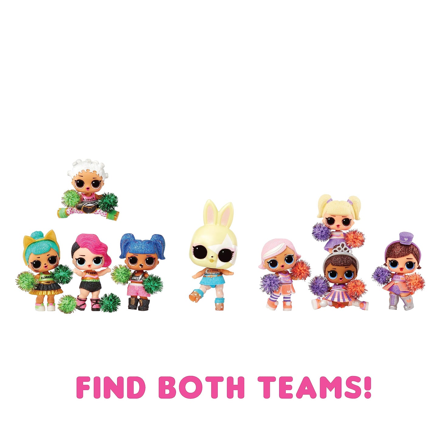 L.O.L. Surprise! All Star Sports Moves - Cheer- Surprise Doll, Theme, Cheerleading Dolls, Mix and Match Outfits, Shoes, Accessories, Limited Edition