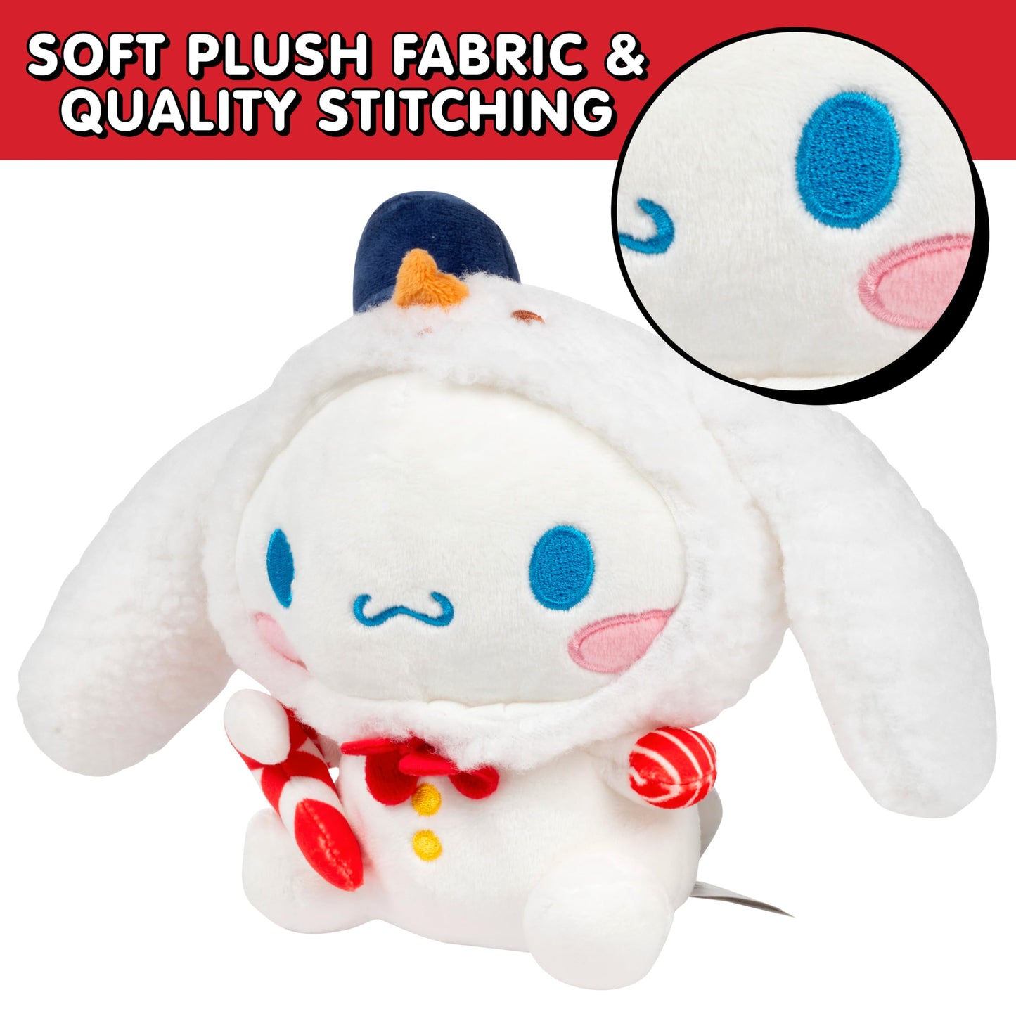 Cinnamoroll Official 8-Inch Plush - Hello Kitty & Friends Authentic limited Edition Sanrio Collectible Stuffed Animal - Kawaii Aesthetic Room Decor