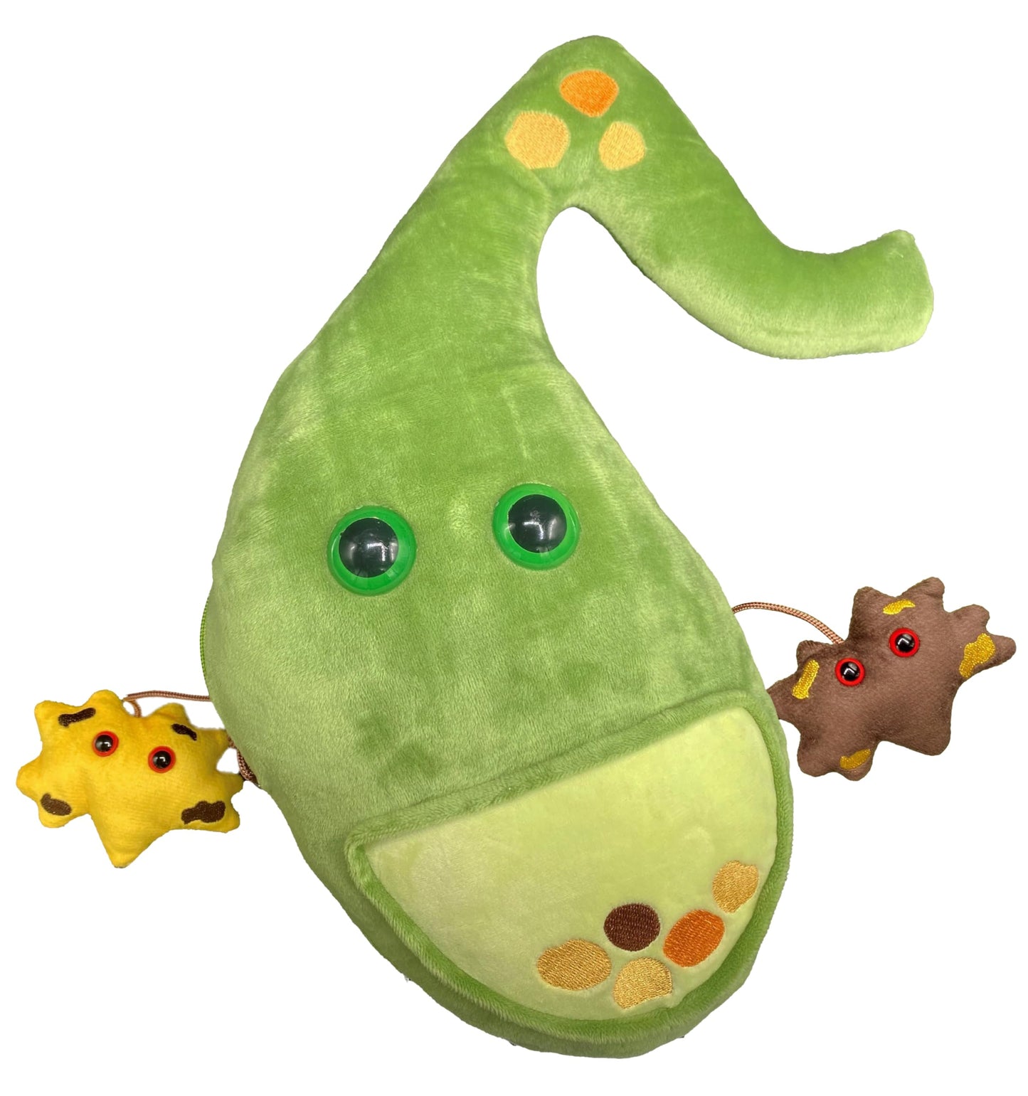 GIANT MICROBES Deluxe 14" Gallbladder Plush with Gallstones, Gallbladder Surgery Recovery Items, Post-Gallbladder Surgery Must Haves, Anatomy Gifts