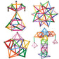 MONILON 160 Pcs Magnet Building Sticks Kids Toys, Lengthen Magnetic Construction Building Blocks Set 3D Brain Training Learning Educational DIY STEM