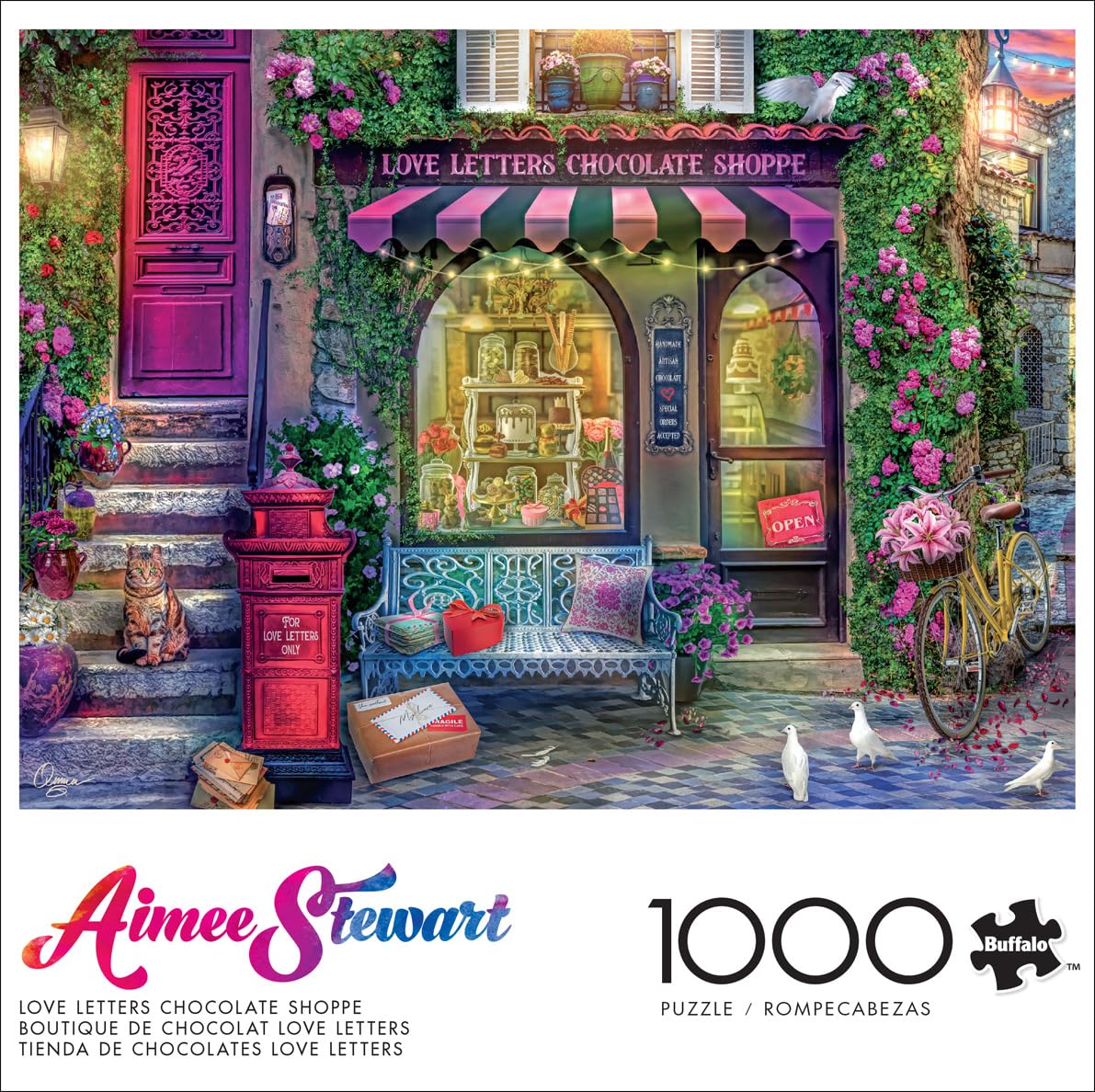 Buffalo Games - Love Letters Chocolate Shoppe - 1000 Piece Puzzle