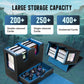 TiMOVO MTG Deck Box, MTG Commander Card Deck Box with Commander Display & Dice Tray Fits 400+ Unsleeved Cards, Leather Magnetic Card Storage Case with