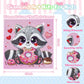 Diamond Art Kits for Kids, 4 Pieces Cartoon Animals Diamond Painting Kits for Adults Beginner, 5D Full Round Drill Gem Art Arts and Crafts for Kid