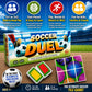 Soccer Duel Tile Game - Fast-Paced Real-Time 1v1 Soccer Strategy Game | Head-to-Head Family Game for Kids, Teens & Adults | Screen-Free Travel Game