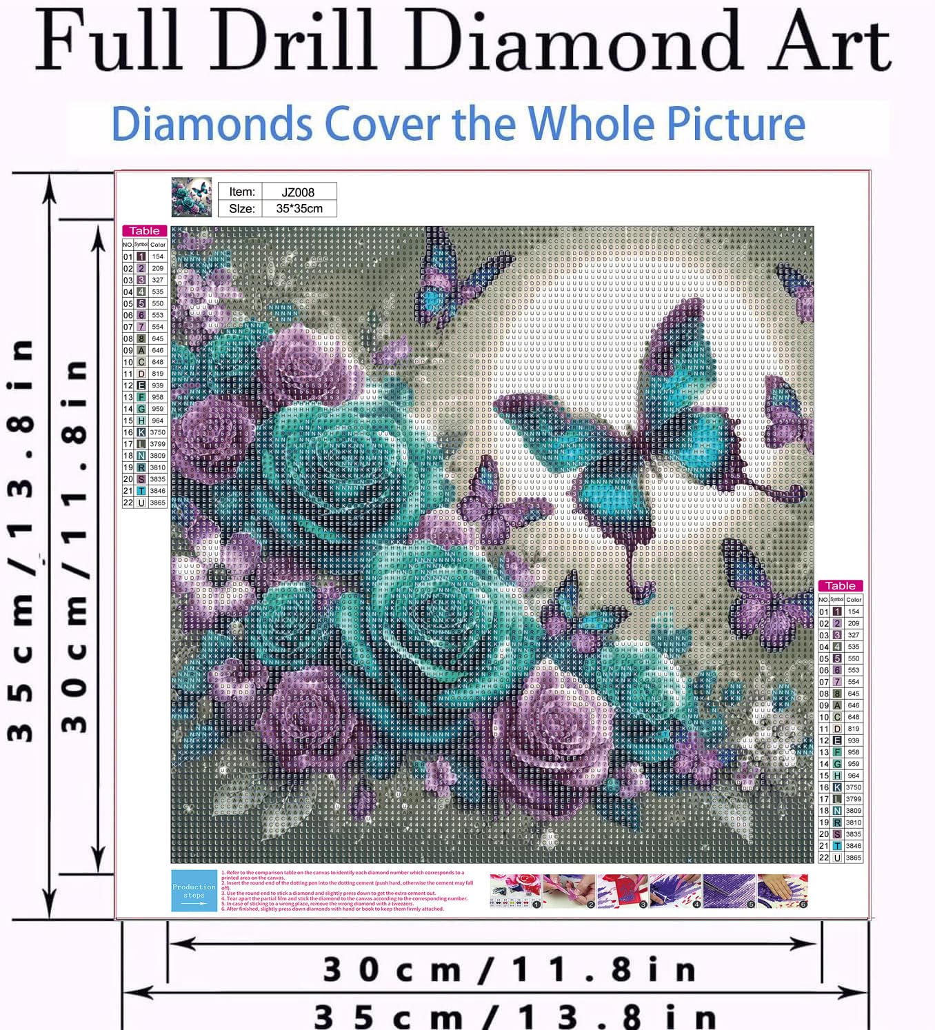 Diamond Painting Kits,5D Diamond Art Kits Full Drill Diamond Painting Kits for Adults Kids Beginner,DIY Diamond Painting Kits Perfect for Home Wall