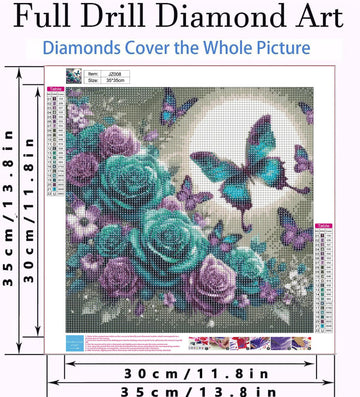 Diamond Painting Kits,5D Diamond Art Kits Full Drill Diamond Painting Kits for Adults Kids Beginner,DIY Diamond Painting Kits Perfect for Home Wall