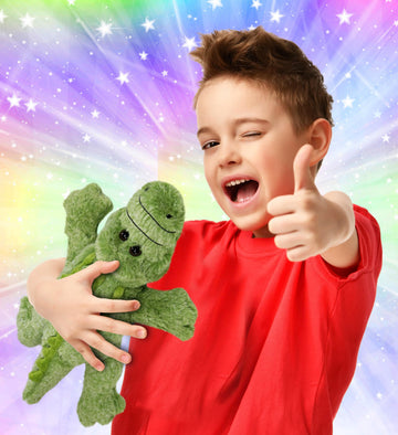 DolliBu Alligator Stuffed Animal - Super Soft Stuffed Animal Alligator Plush, Wildlife Green Plush Toy Gift for Kids and Adults - 12 Inches