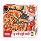 Springbok Pizza Night 1000 Piece Jigsaw Puzzle for Adults - Unique Cut Pieces - Made in USA