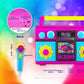 ekids Trolls World Tour Sing Along Boom Box Speaker with Microphone for Fans of Trolls Toys for Girls, Kids Karaoke Machine with Built in Music and