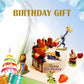 CNIUETYR Animal Figurine Commemorative Set, Spotted Hyena&Warthog,for Party Cake Animal Decoration (9 Piece)