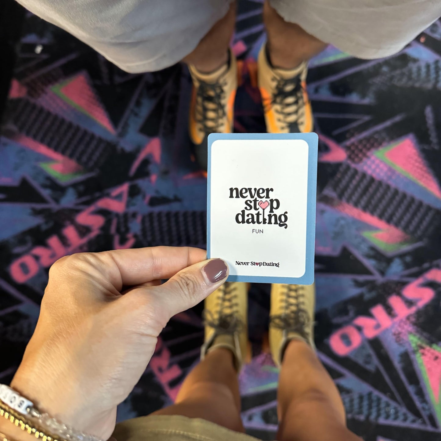 Never Stop Dating - The Ultimate Romantic Date Night Activity Game for Couples - Awesome Gift for Boyfriend, Girlfriend, Husband, Wife, Partner