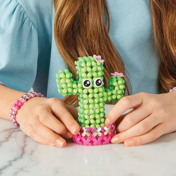 Make It Real: LinXo: Lookin' Sharp! Light-Up Decor - 2-in-1 Create A Light-Up Cactus OR Fairy String Lights - 294pc DIY Craft Kit, Girls & Kids Age 6+
