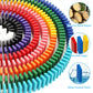 Lewo 1000 PCS Dominoes Set for Kids Wooden Building Blocks Bulk Dominoes Racing Tile Games with Extra 11 Add-on Blocks and Storage Bag