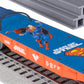 Lionel DC Comics Superman Flatcar, O Gauge Model Train Car with Removable Steel Beams, Man of Steel I-Beam Flatcar, Age 14+