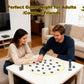 Chess Game with 24 Stones, Christmas Family Games for Kids and Adults, Best Multiplayer Strategy Board Games for Family Game Night, Indoor Outdoor