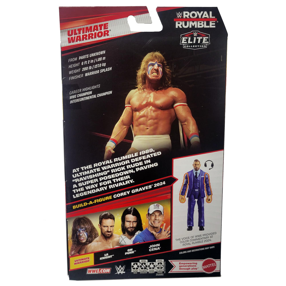 Ultimate Warrior (1989) - WWE Elite Royal Rumble