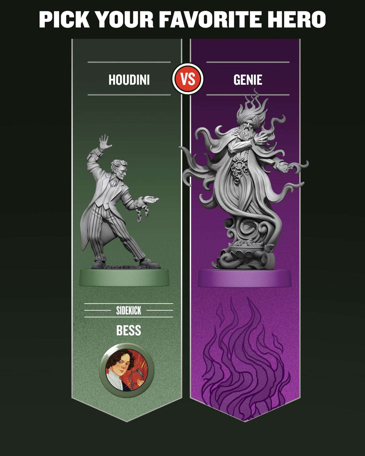 Restoration Games Unmatched Houdini vs The Genie