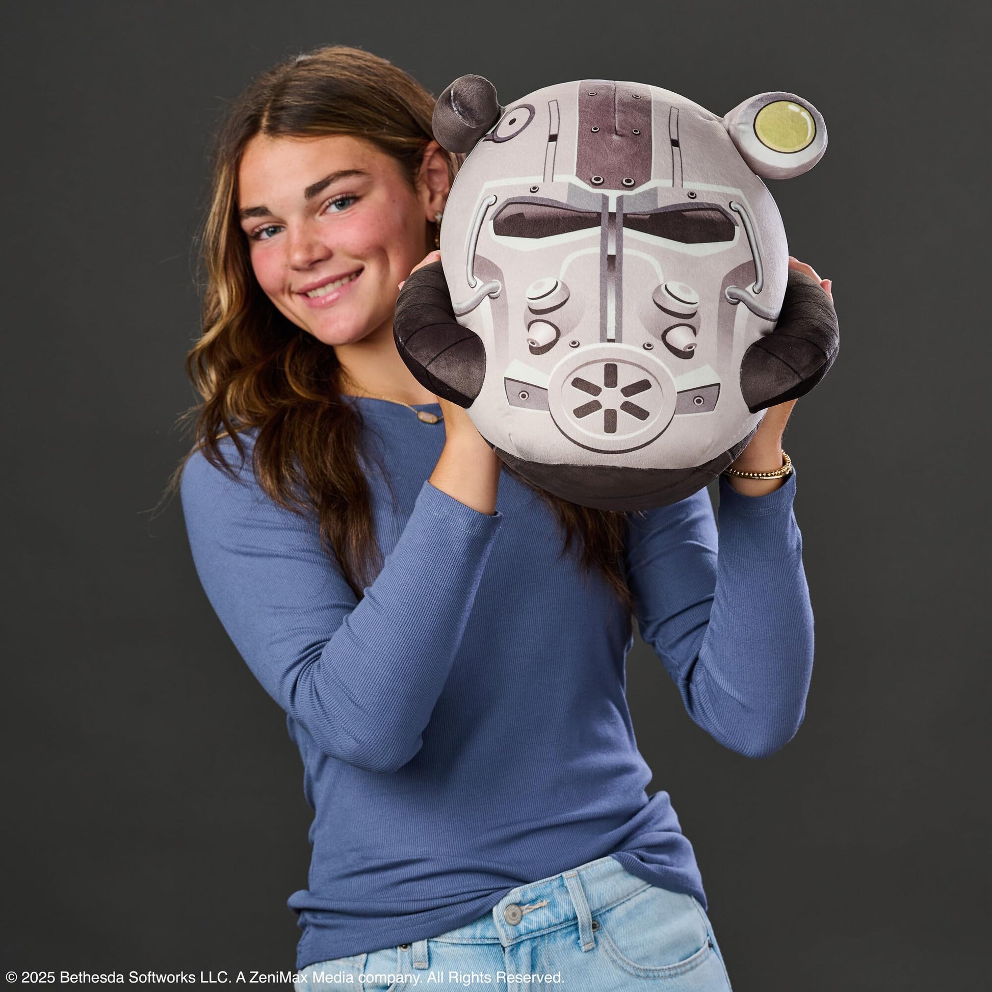 Club Mocchi- Mocchi- Fallout Collectible Plush - T-60 Power Armor - Soft and Squishable Fallout Merchandise for Fans - Gaming Decor for Teens - Mega