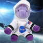 DolliBu Purple Unicorn Astronaut Plush Toy - Fantasy Astronaut Stuffed Animal with Space Helmet and NASA Astronaut Suit, Spaceman Doll Decor for Girls