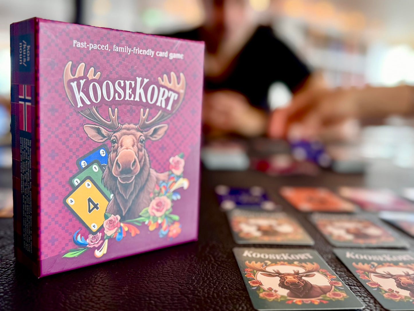 KooseKort Fast Paced Card Game | Easy to Learn Thrilling Gameplay | Perfect for Game or Date Nights | Ages 7 and Up | 2-6 Players | Combine Luck