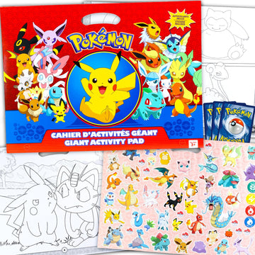 Pokemon Create a Scene Sticker Bundle - 50+ Pokemon Sticker Activity Pad