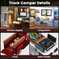 Zylvoxia Camper Van Buliding Block for Adults, 2 in 1 Include Camper Rvs and Farm Pick-up Trucks Building Block Gift for Teens and Adults, Farm Trucks