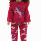 American Fashion World Pink Unicorn Pajamas for 14-Inch Dolls | Premium Quality & Trendy Design | Dolls Clothes | Outfit Fashions for Dolls for