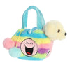 Aurora® Vibrant SmileyWorld® Fancy Pals™ Rainbow Stuffed Animal - Eye-Catching Designs for Retro Decor - Toys for Bedrooms, Birthday Gifts,