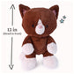 GUND Hazel Kitten 12-Inch Plush; Kai Bear-Inspired Brown Cat Stuffed Animal