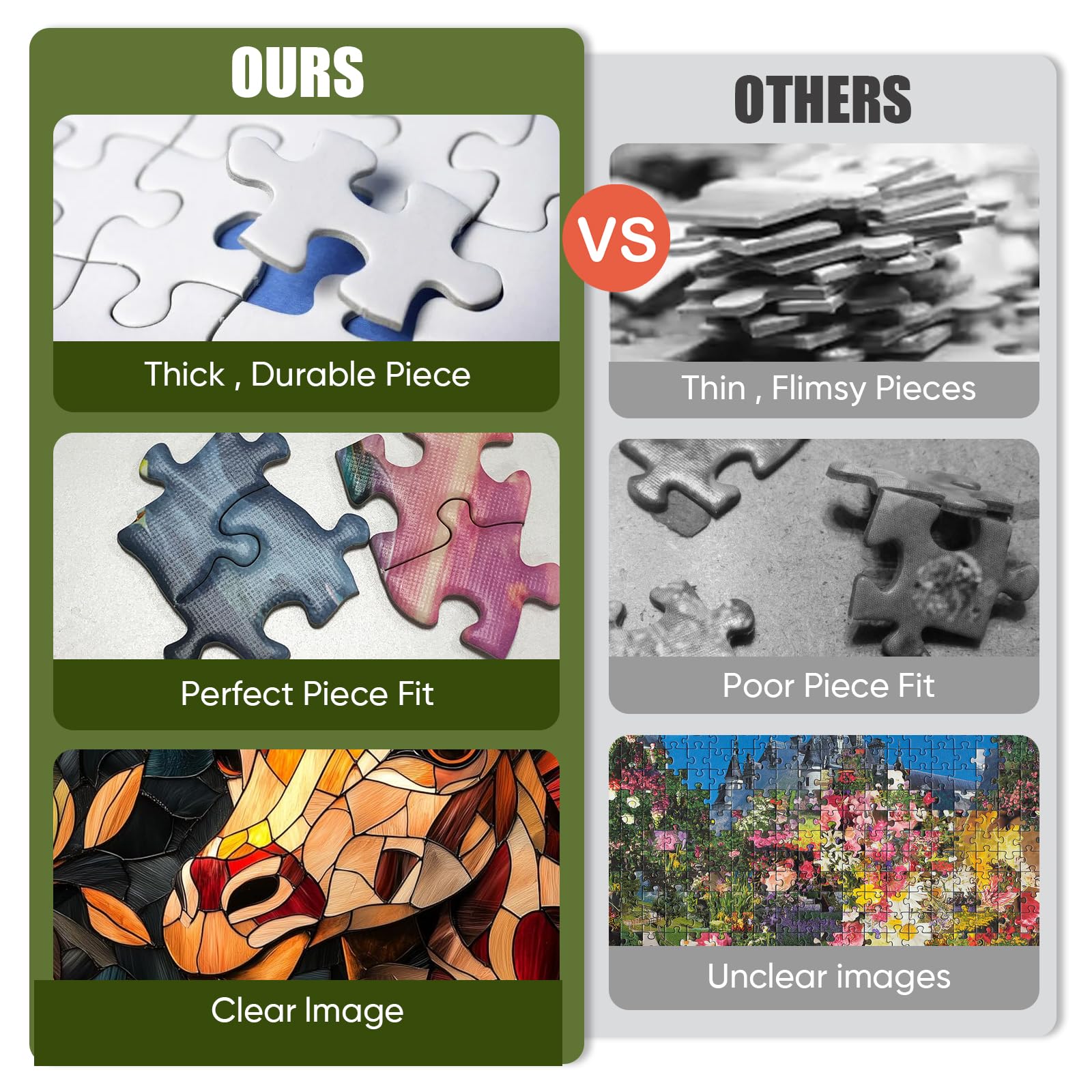 Puzzles for Adults 1000 Pieces,Gorilla Jigsaw Puzzle, Nature Forest Jigsaw Puzzle Creative Games and Gifts Difficult Puzzle Home Decor Toy (Yeti