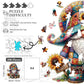 Hlison Wooden Jigsaw Puzzles, Gnome Wooden Puzzles for Adults with Unique Shape, Medium 10.3"x11.8" Wooden Puzzles with Exquisite Wooden Box Packaging