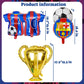 Soccer Theme Birthday Party Decorations, Messi Birthday Party Supplies