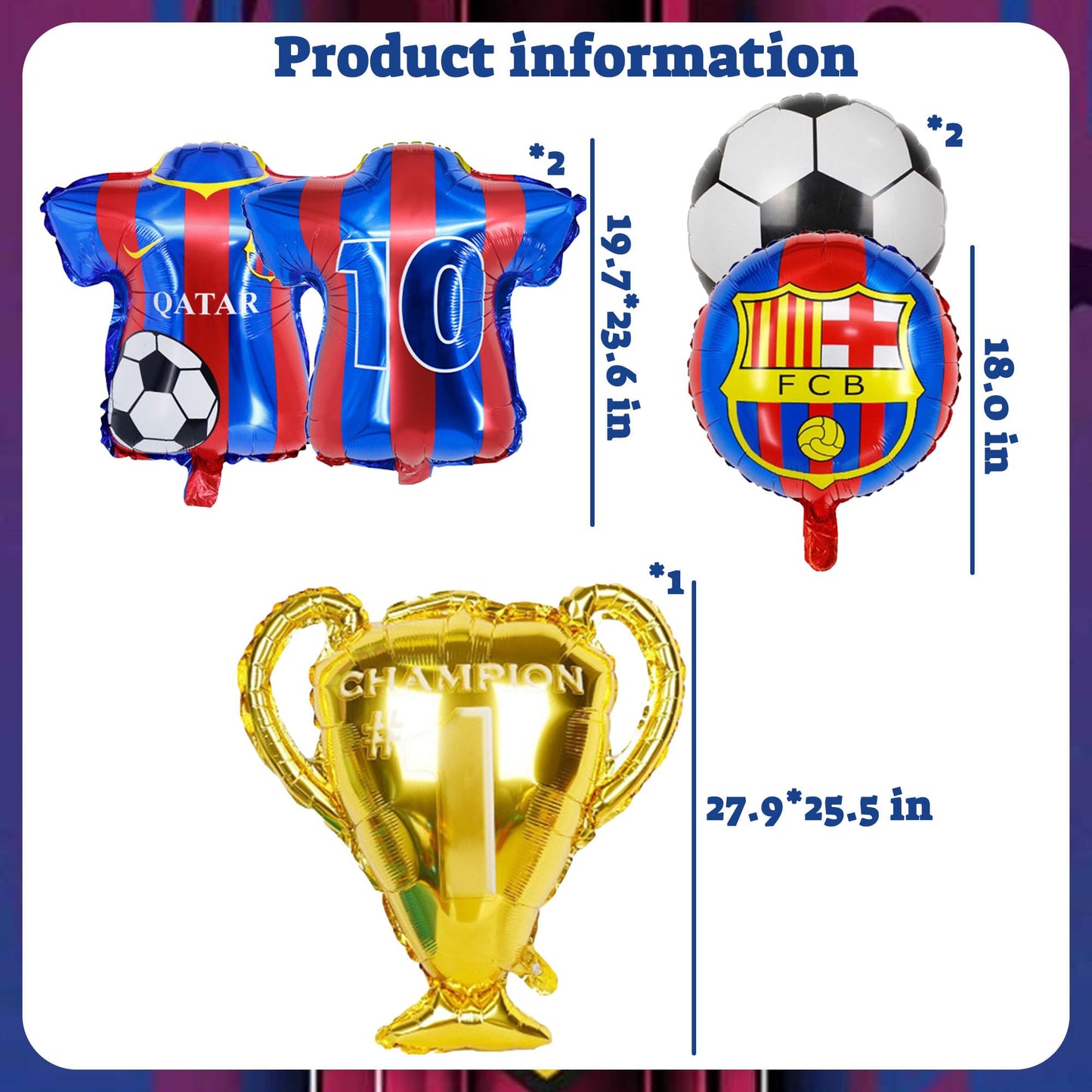 Soccer Theme Birthday Party Decorations, Messi Birthday Party Supplies