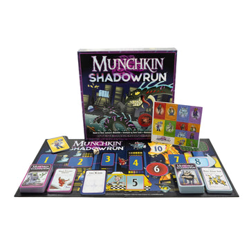 Steve Jackson Games Munchkin Shadowrun - Cyberpunk Fantasy Card Board Game Humorous and Strategic for 3 to 6 Players Ages 14+