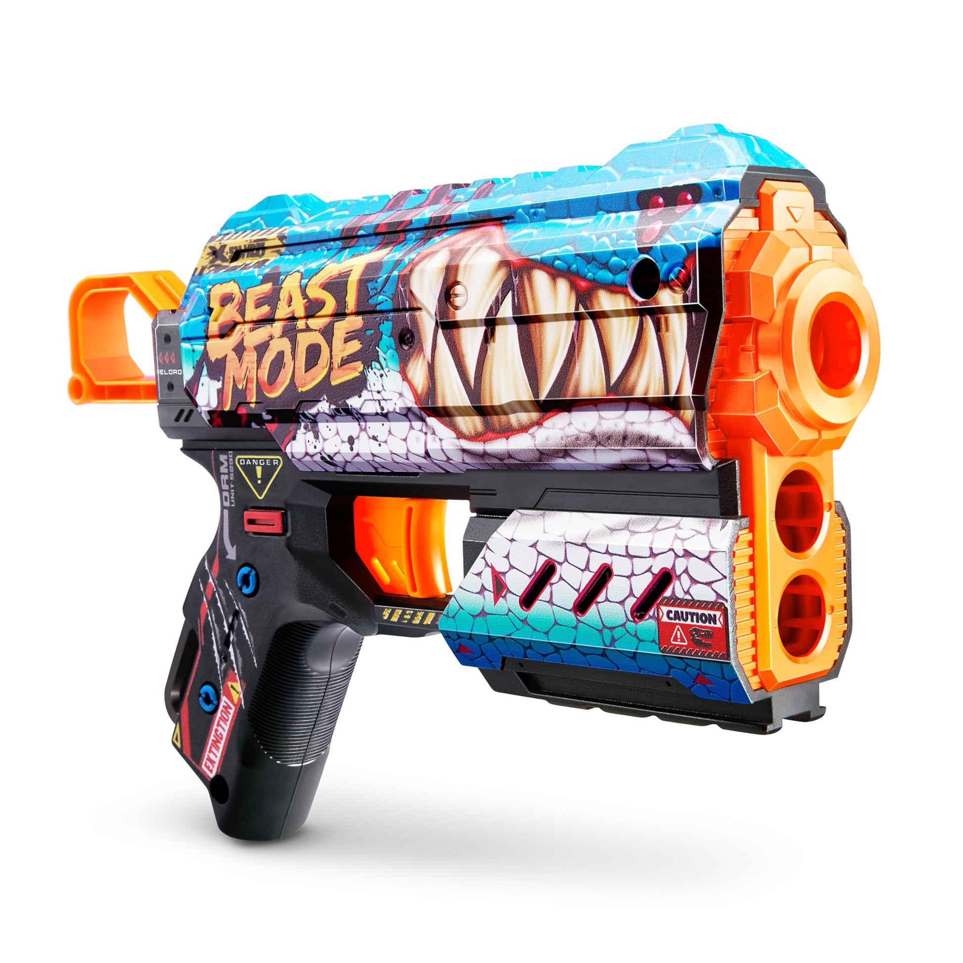 XSHOT Skins Flux Blaster with 16 Darts - Beast Out Skin (2 Pack) by ZURU, Easy Reload, Air Pocket Dart Technology, Toy Foam Blaster for Kids, Teens