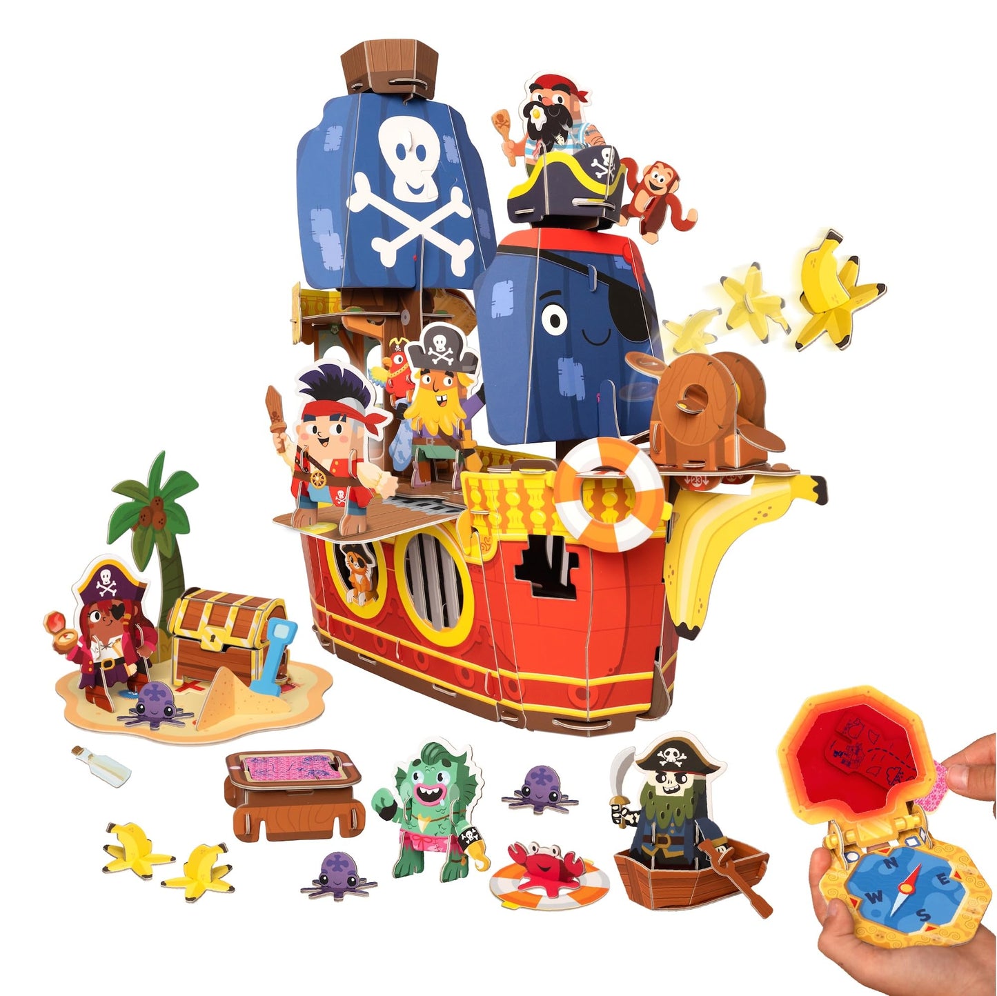 Plucky Pirates Banana-Rama Pirate Ship Playset (Pre-Order)