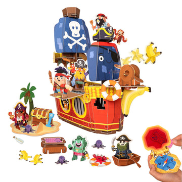 Plucky Pirates Banana-Rama Pirate Ship Playset (Pre-Order)