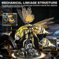 OrbBlaster Mechanical Bee Building Set for Adults, Technic Animal Building Block Insect Model with Lights & Moving Wings, Golden Robot Bee Collectible