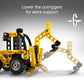 LEGO Technic Backhoe Loader Construction Toy - Building Toy Set for Boys and Girls, Ages 7+ - Educational Gift Idea for Kids Birthday with Usable Back